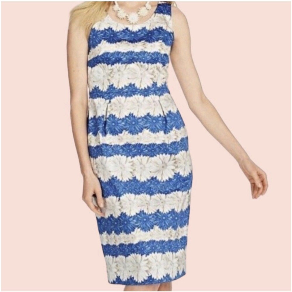 Talbots Sleeveless Floral Dress Size 10